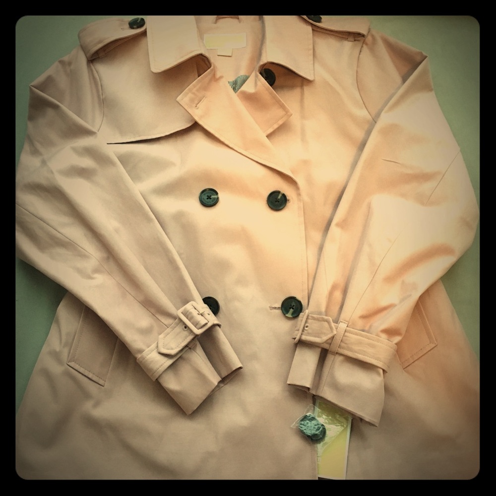 MICHAEL Michael Kors A-line Trench Jacket